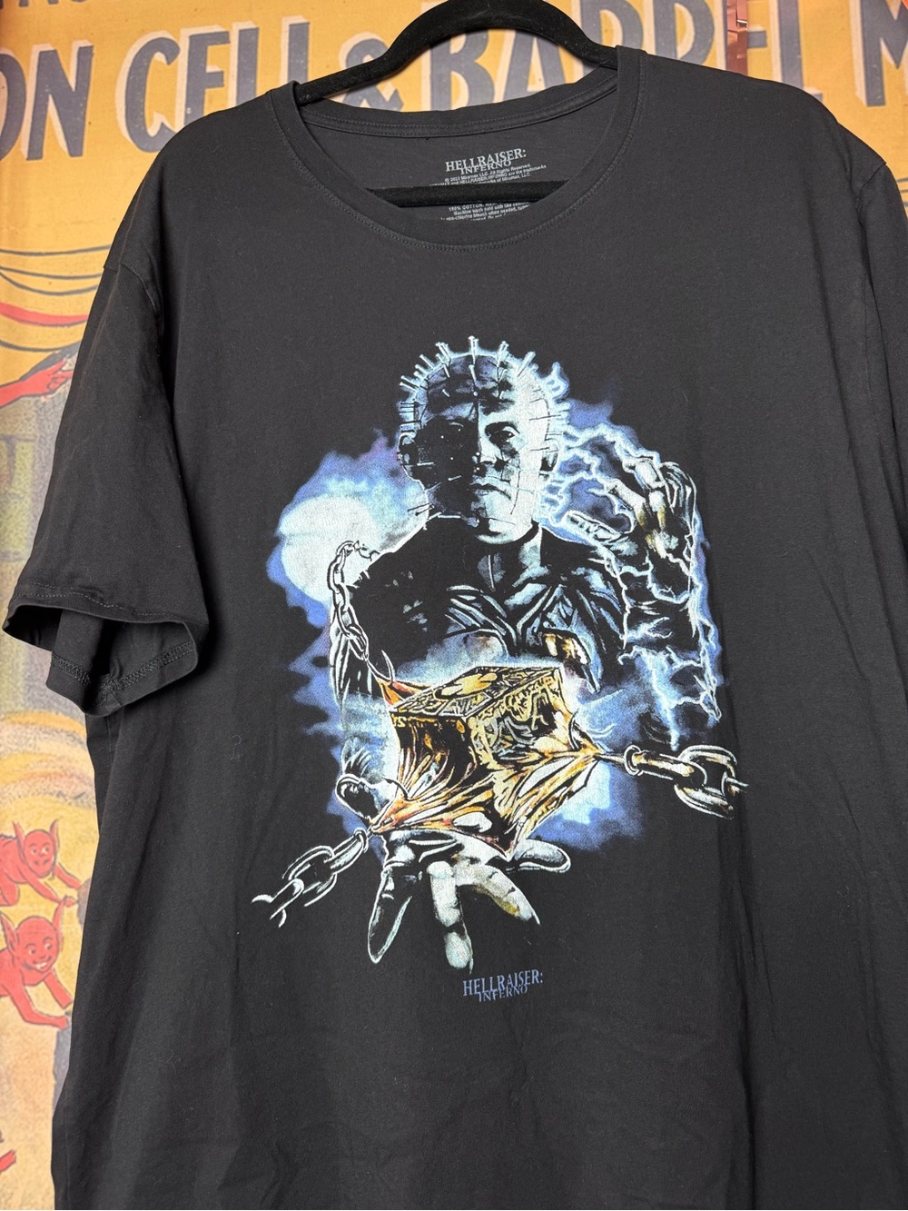 Hellraiser inferno Pinhead Horror Movie T-Shirt 2XL